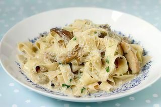 Tagliatelle w sosie borowikowym