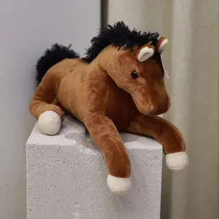 Koń pluszowy z głosem 35 cm