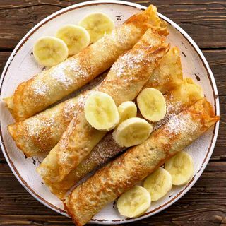 Naleśniki z serem i bananem 4szt.