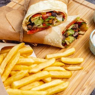 Crujiente wrap deluxe(z frytkami)