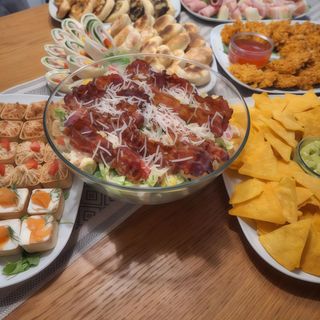 Placki ziemniaczane z sosem pieczarkowym 3 szt.