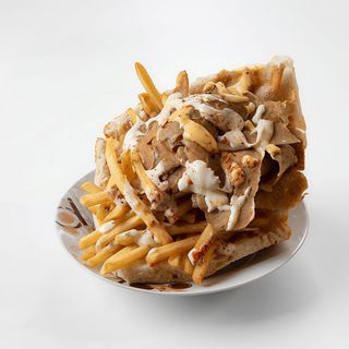 Kebab Bułka z Frytkami