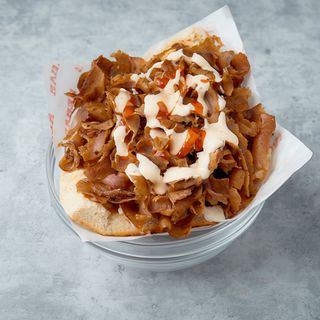 KEBAB BUŁKA z frykami