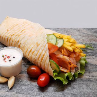 Tortilla Rollo z frytkami Mała