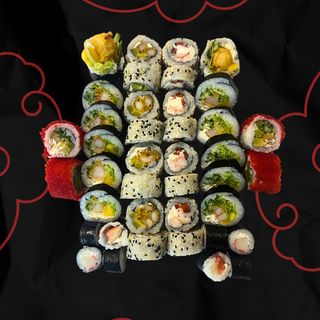 Zestaw 9 Owoce Morza - 40szt. (3-4 os.)