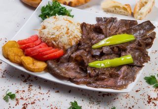 Talerz kebab z wołowiny﻿