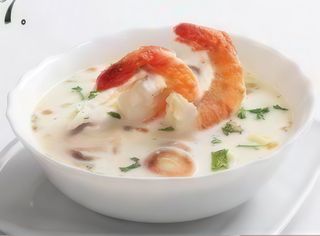 Zupa Tom Kha z krewetkami