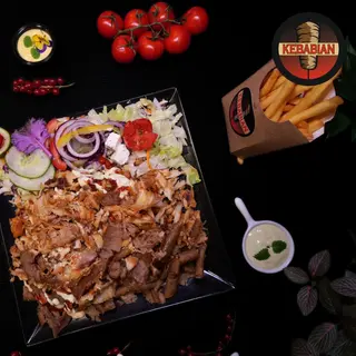 Mega talerz kebab