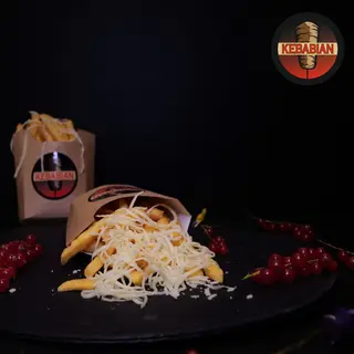Duzy frytki serem