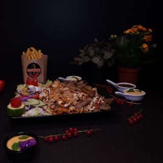 Talerz z nachosami mega