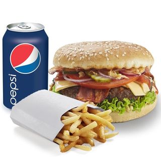 Cheese burger zestaw