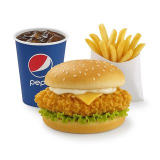 Strips burger zestaw