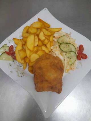 Wieprzowa sakiewka z pieczarką i cebulą