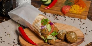 Falafel w bułce