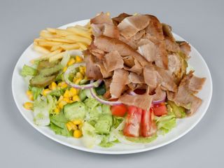 Zestaw z mięsem kebab mały