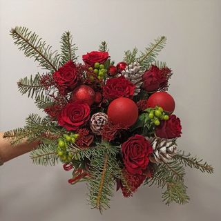 ŚWIĄTECZNY BUKIET do wazonu