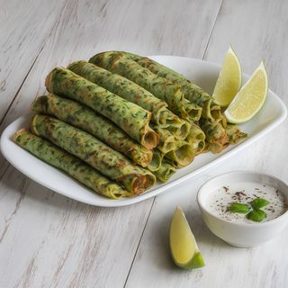 Placuszki ziemniaczano-szpinkowe