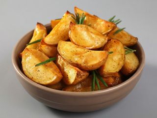 Frytki zakręcone z serem