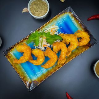 Golden Fried Prawns