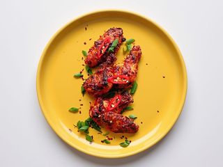 Pikantne grillowane skrzydełka 5szt.