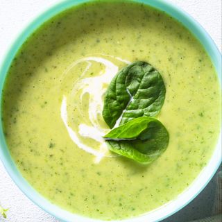 Krem ze szpinaku 