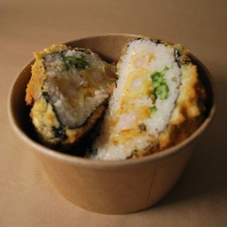 Sushi burger kurczak panko