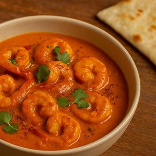 Krewetki Chili Czosnkowe Masala