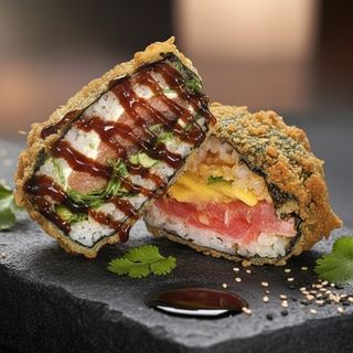 SUSHI BURGER Z  TUŃCZYKIEM