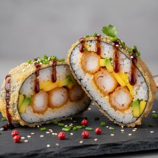SUSHI BURGER Z KREWETKĄ