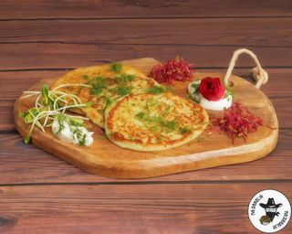 Placki ze śmietaną