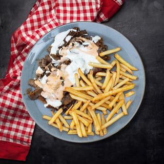 Kebab z Frytkami