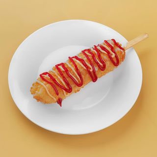 Corn dog z parówką ⭐