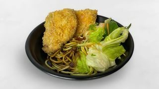 Kurczak teriyaki z makaronem