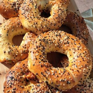 Precel z pieczonymi warzywami