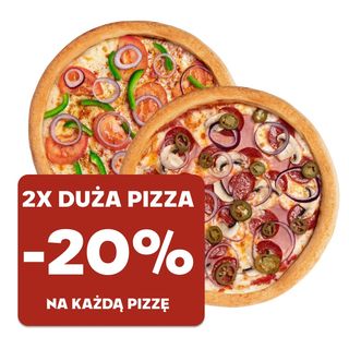 Zestaw 2x Duża Pizza
