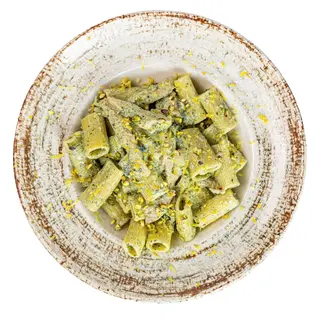 Rigatoni con funghi e ricotta