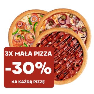 Zestaw 3x Mała Pizza