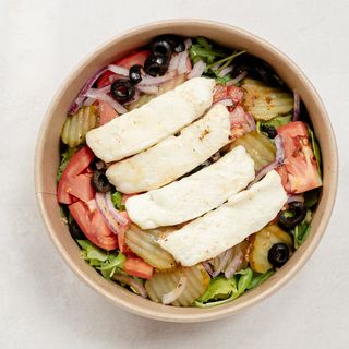 Sałatka z serem (wege)