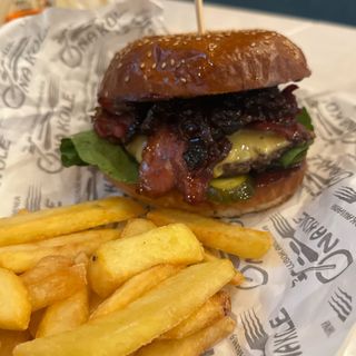 texas burger w zestawie