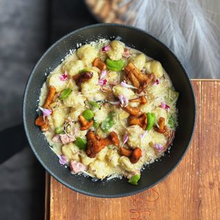 Gnocchi carbonara e nduja