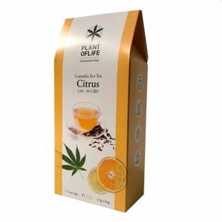 Plant of Life Bio Herbatka konopna cytrusowa CBD