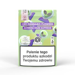 Susz CBD Amnesia Haze Supreme Flowrolls z akcyzą 3g