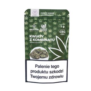 CBG Kwiaty Konopi ”KWIATY Z KOMBINATU” 1 g