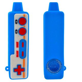 Silikonowa lufka Game Pad niebieski