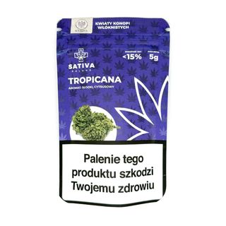 CBD Kwiaty Konopi ”TROPICANA” 5 g