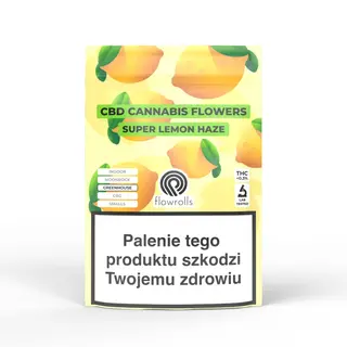 Susz CBD Super Lemon Haze Flowrolls z akcyzą 5g