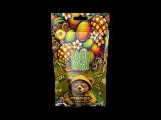 Żelki konopne CBD Brain Wash Mango 100g + L-Teanina