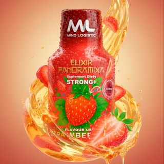 Shot konopny Elixir Panoramixa Strong+ 650 STRAWBERRY OG