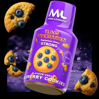 Shot konopny Strong ELIXIR PANORAMIXA – Blueberry Cookies