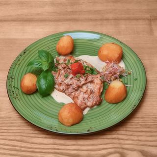 Filet z kurczaka w sosie kurkowym